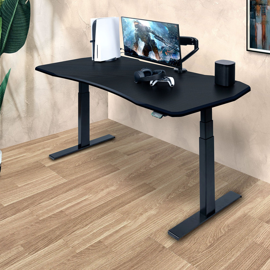 KLIK Graphite Gaming Standing Desk
