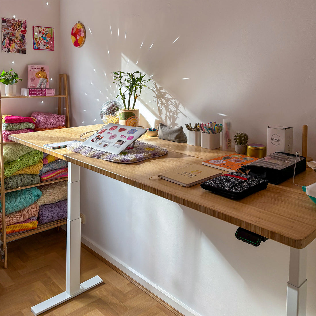 KLIK Series Bamboo Standing Desk
