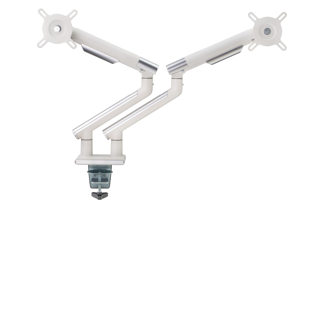 UpDown Deluxe Slim Monitor Arm Dual (White)