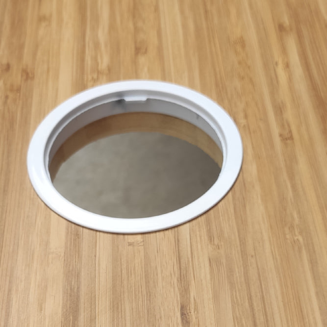 White Grommet Open Hole