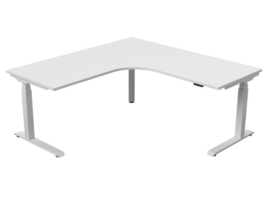 LShaped & Corner Desks Sit Stand Corner Desk UpDown Desk