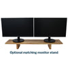 PRO+ Corner Acacia Standing Desk