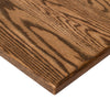 American Oak Standing Desk Corner Profile