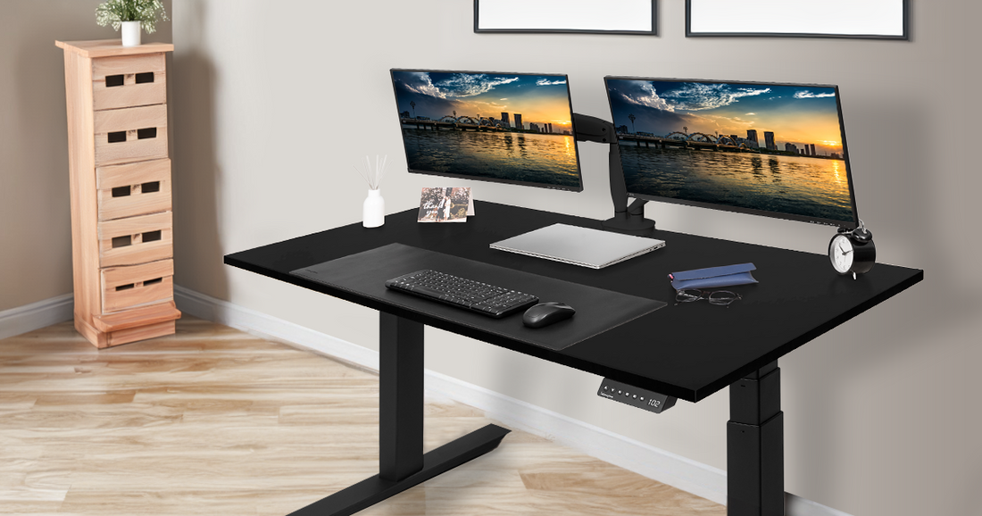Black Melamine Desk Lifestyle Image