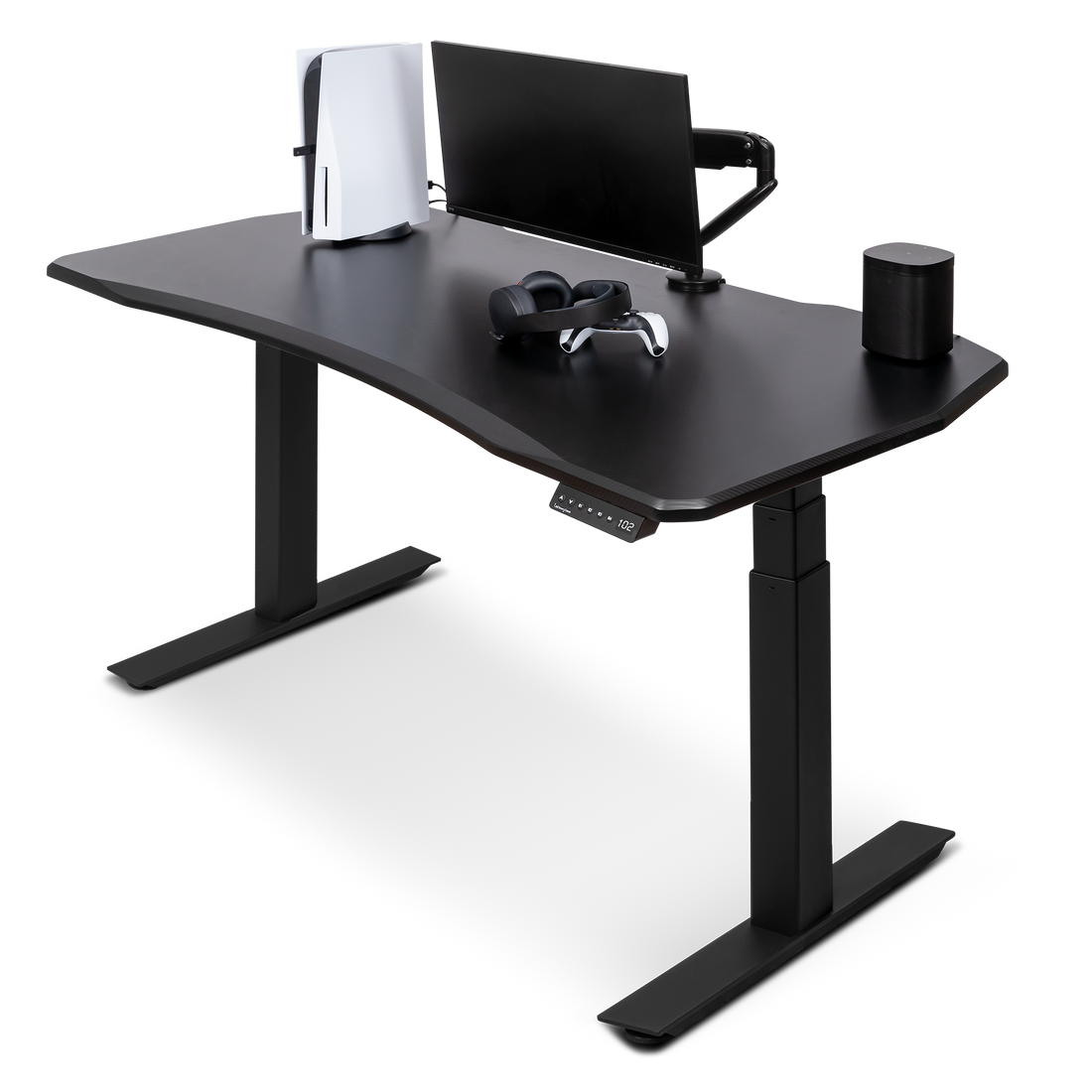 Slick and Modern Gaming Standing Desk