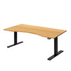 KLIK Bamboo Ergo Curve Standing Desk