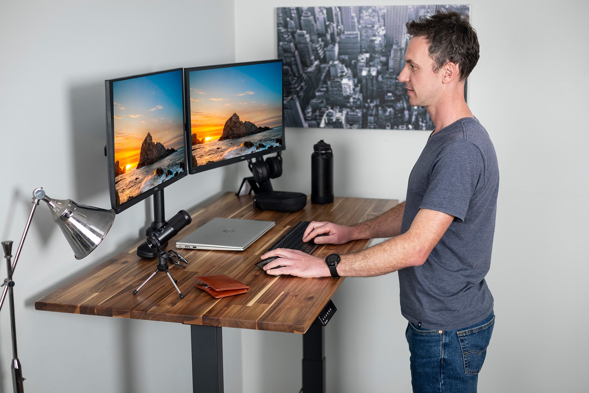 Posture Problems? The 5 Best Strength Exercises To Fix Poor Posture 8 The Performance Hub PRO Series Pheasantwood Electric Standing Desk | UpDown Desk