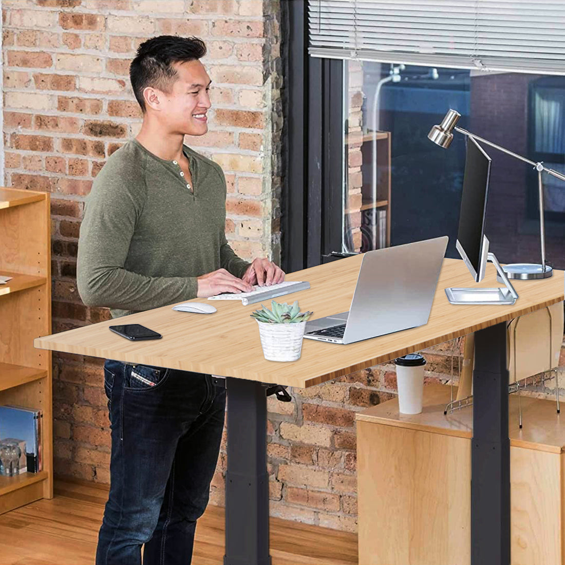 PRO Series Bamboo Standing Desk