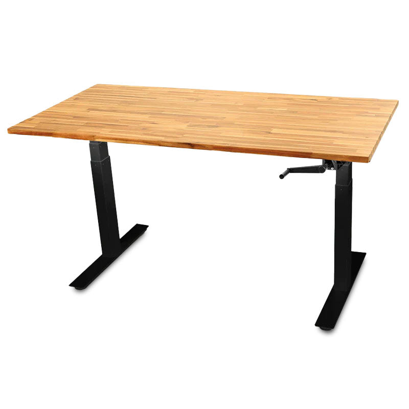 PRO Series Acacia Manual Standing Desk UpDown Desk