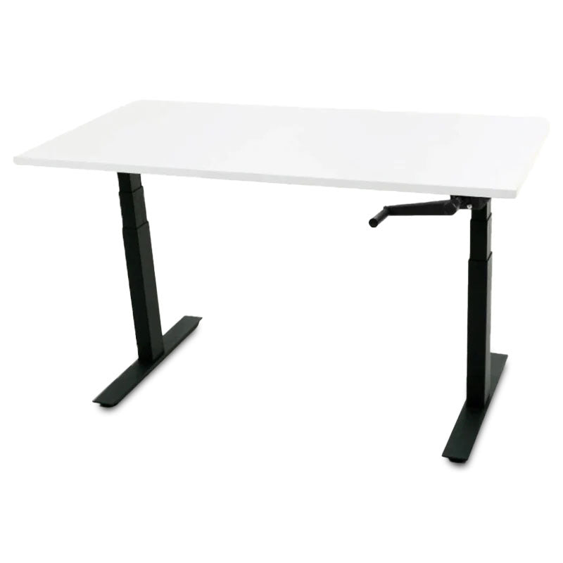 Manual Crank Melamine Standing Desk