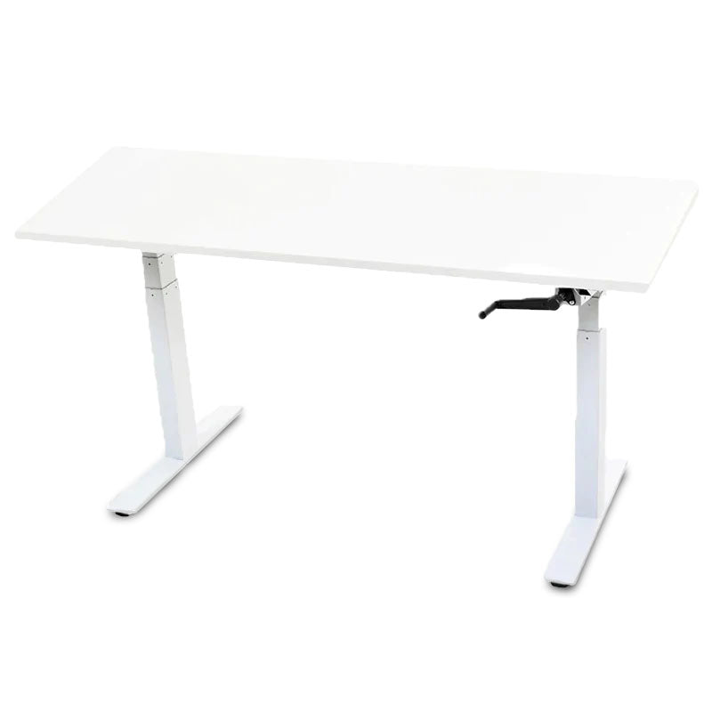 Manual Crank Melamine Standing Desk