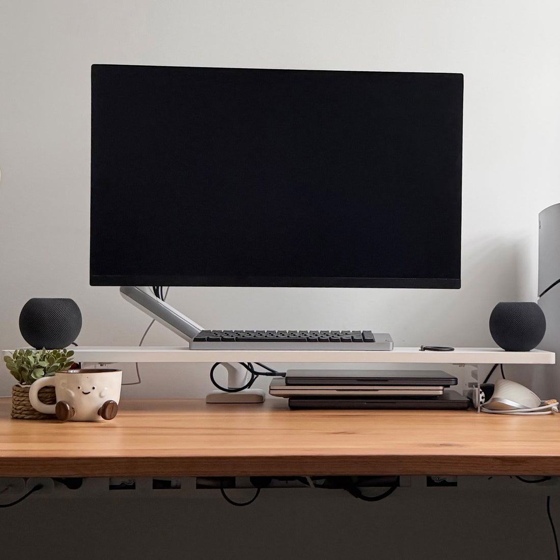PRO+ Natural White Oak Standing Desk