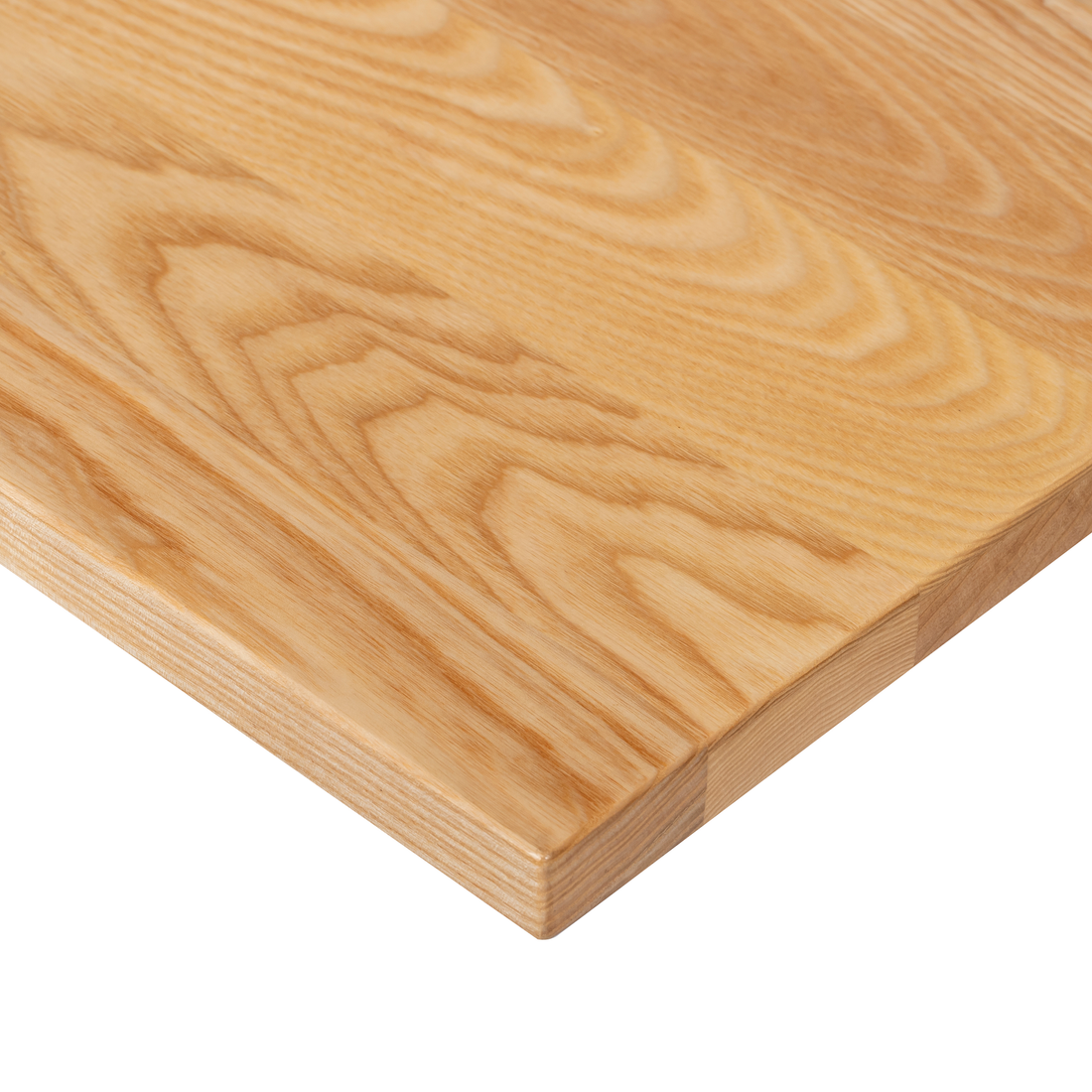 Natural Oak Corner Profile of Desk