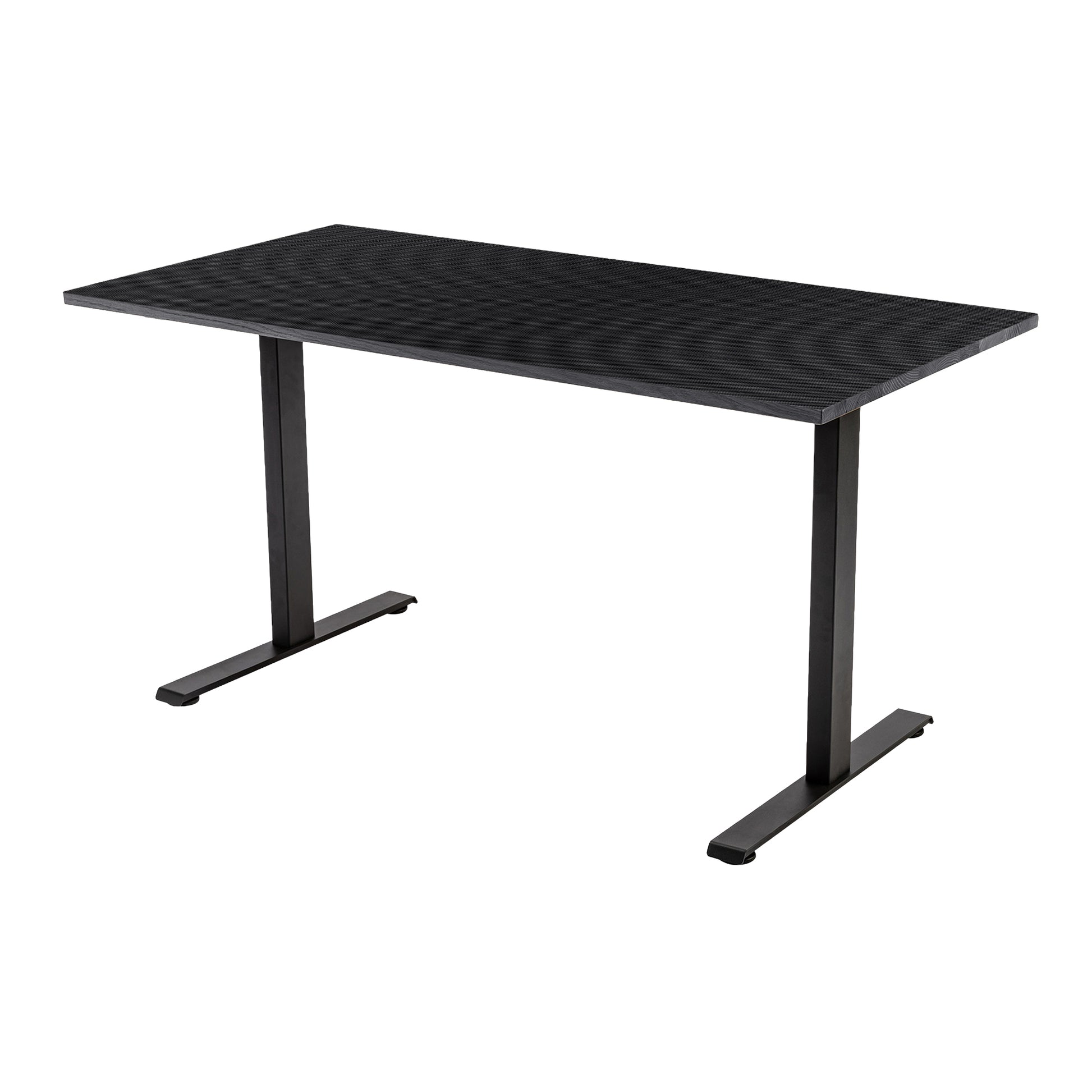 Fixed Graphite Gaming Desk