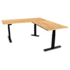 PRO+ Corner Rubberwood Standing Desk