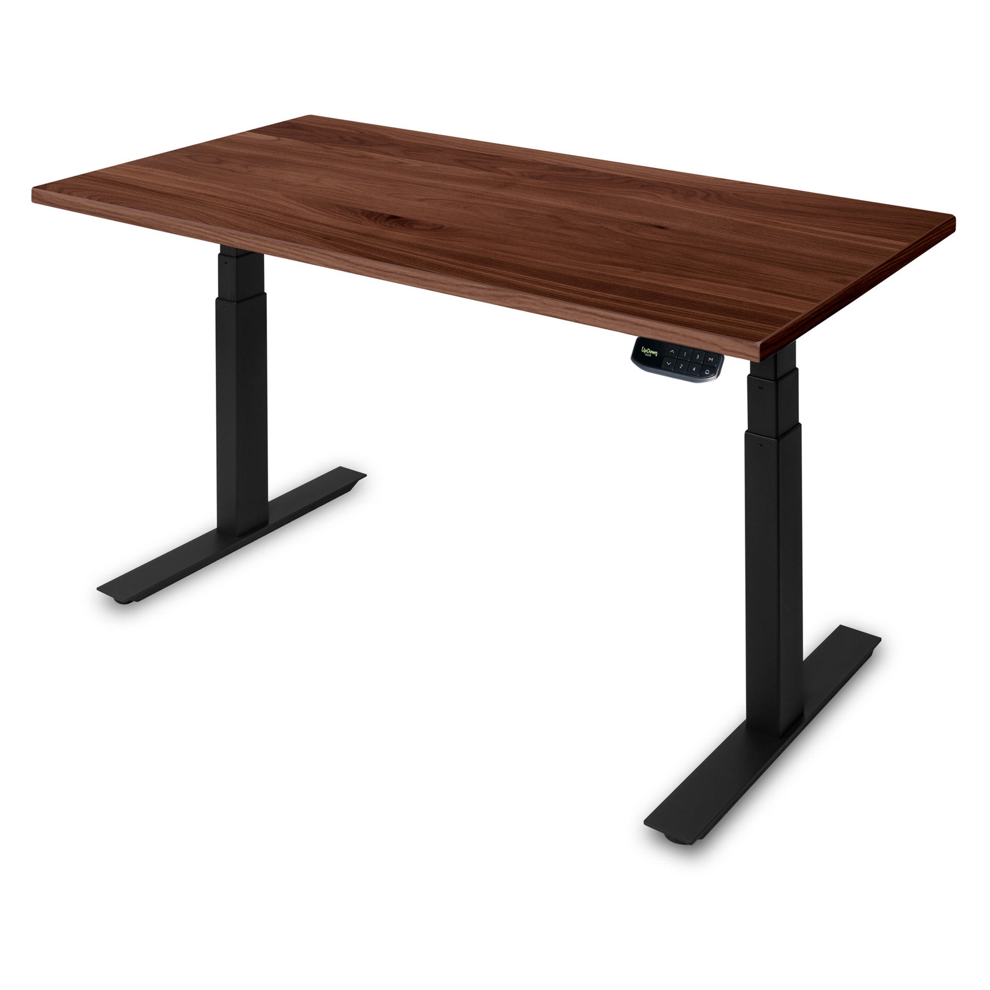 PRO+ Series Walnut Electric Standing Desk | UpDown Desk