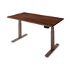 PRO+ Walnut Standing Desk (Contour Edge)