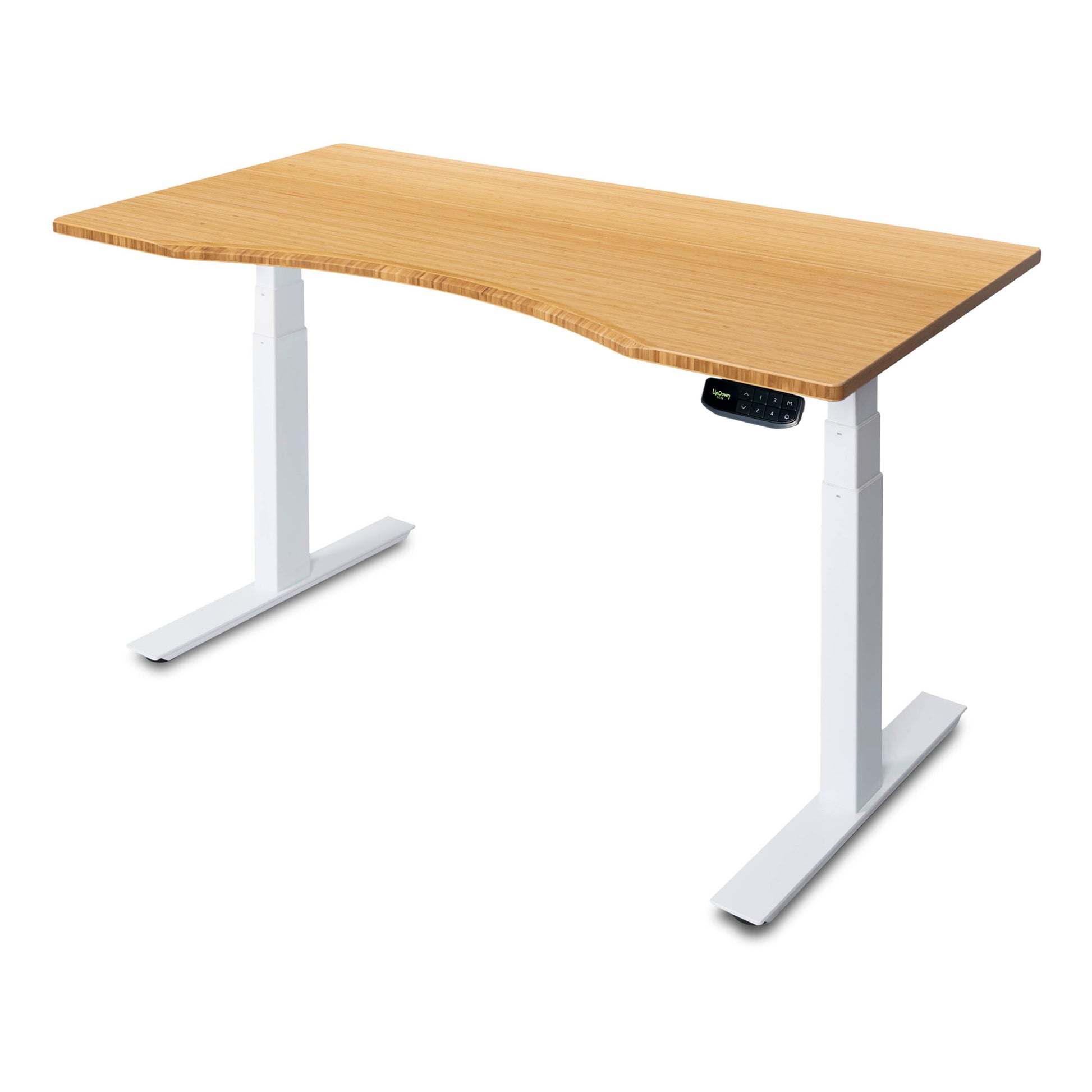 PRO+ Series Bamboo Ergo Curve Standing Desk