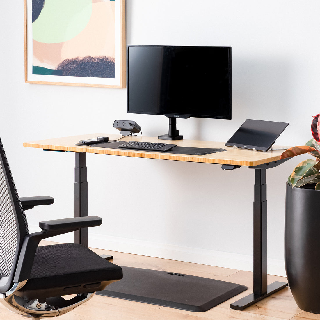 PRO+ Series Bamboo Standing Desk