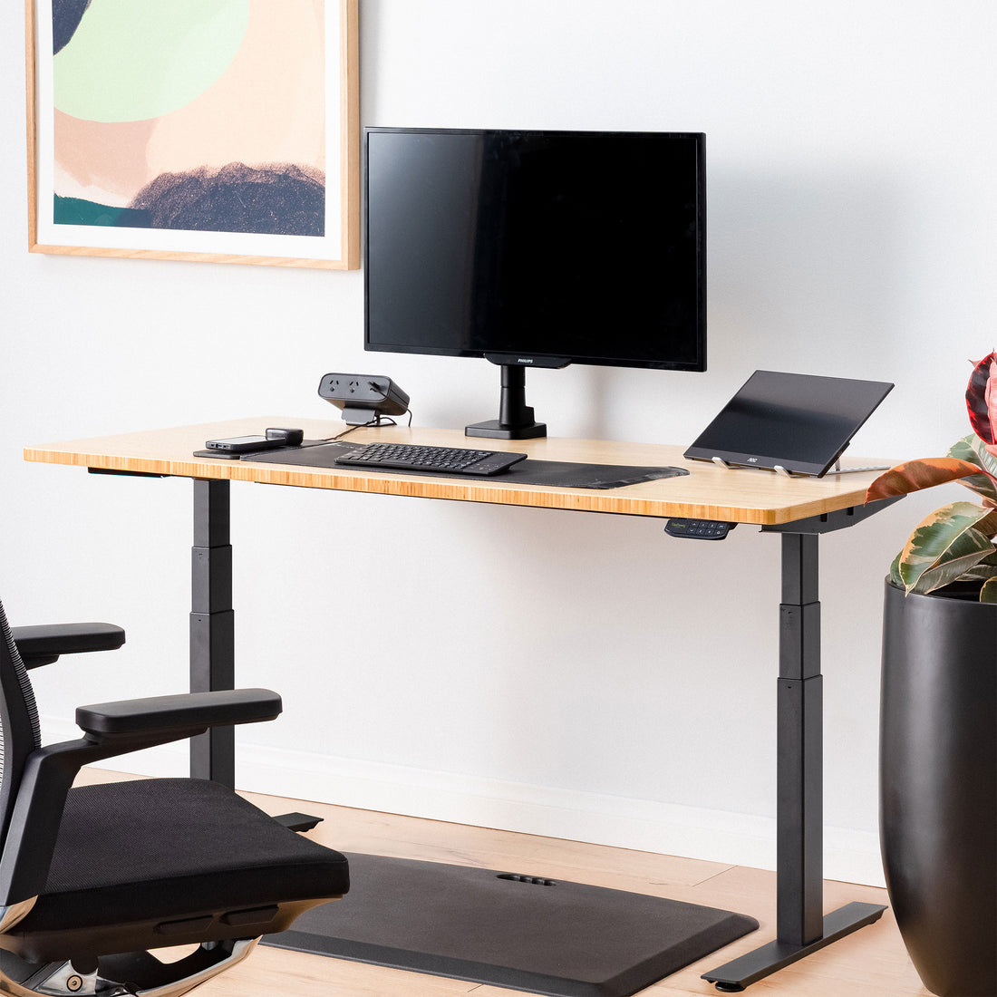 PRO+ Bamboo Standing Desk