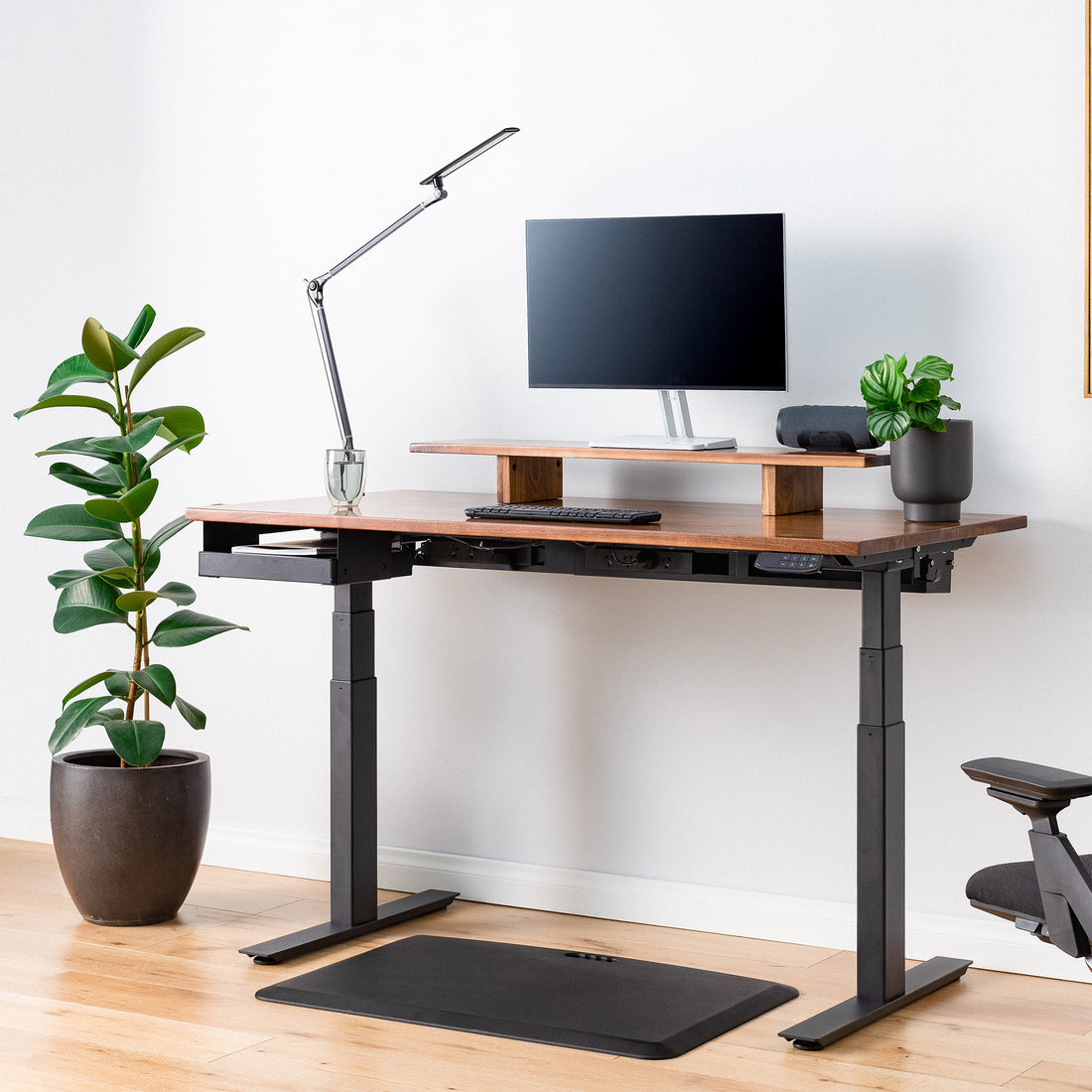PRO+ Series Walnut Standing Desk