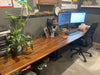 PRO+ Corner Pheasantwood Standing Desk