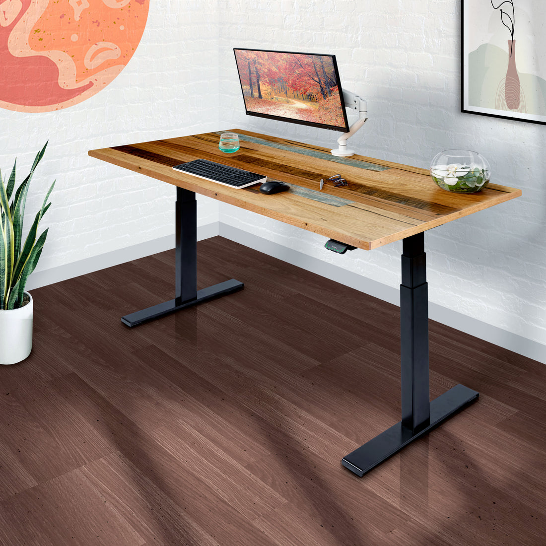 KLIK Series Rustic Scatter Board Desk