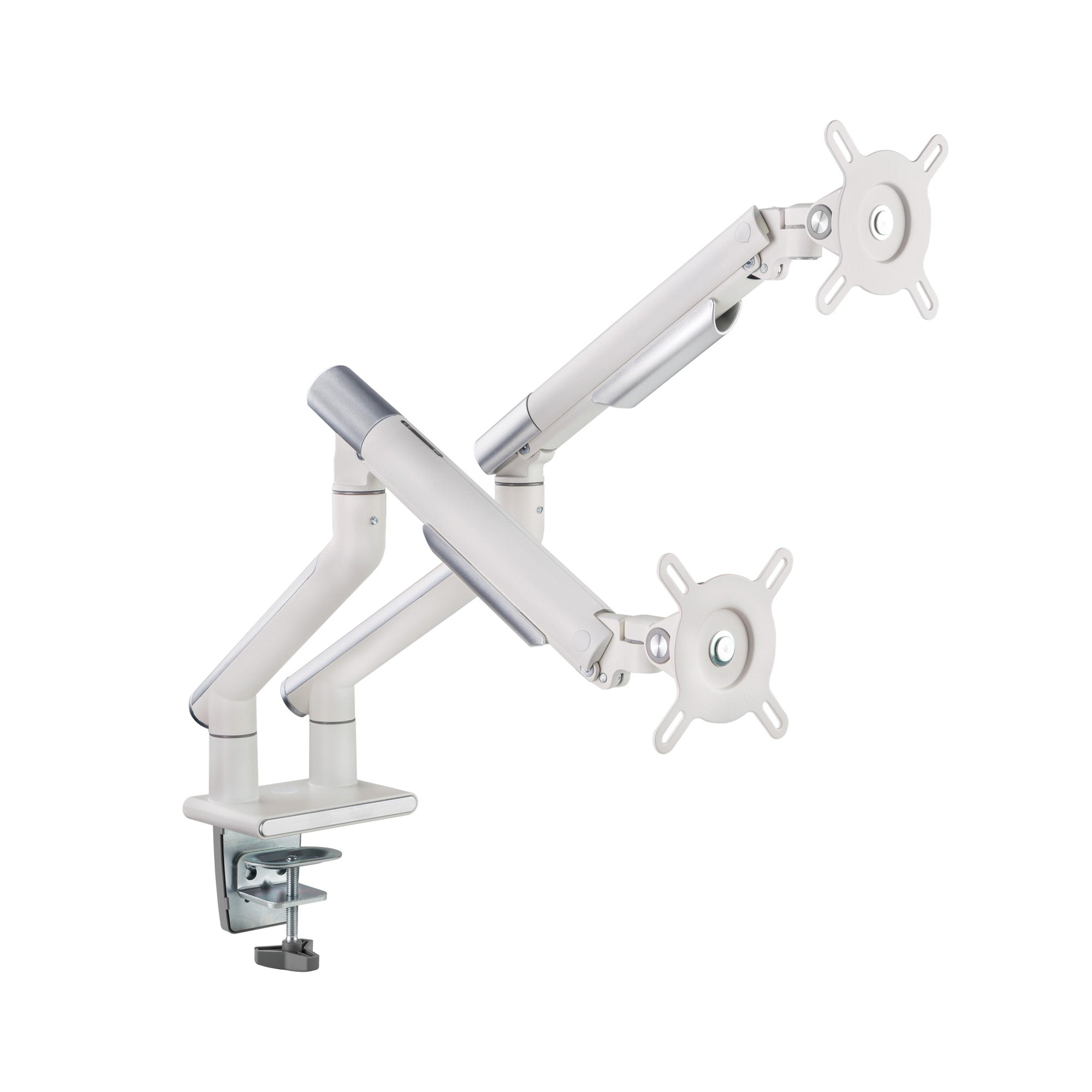 UPGRADE UpDown Deluxe Slim Monitor Arm Dual (White Only)