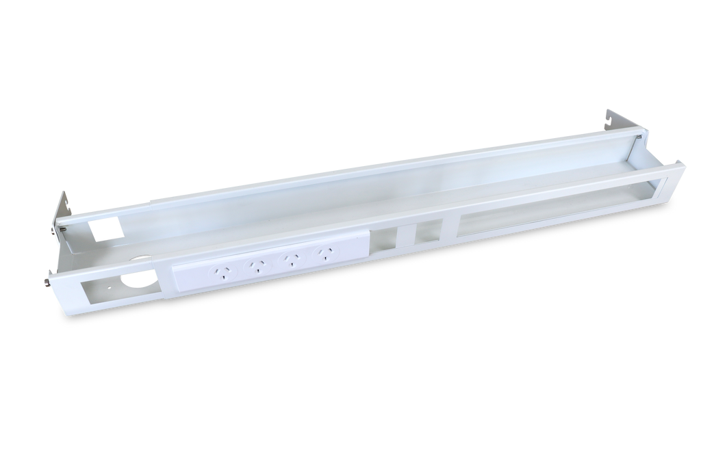 Upgrade to Integrated Cable Tray with 4 Socket Power Board