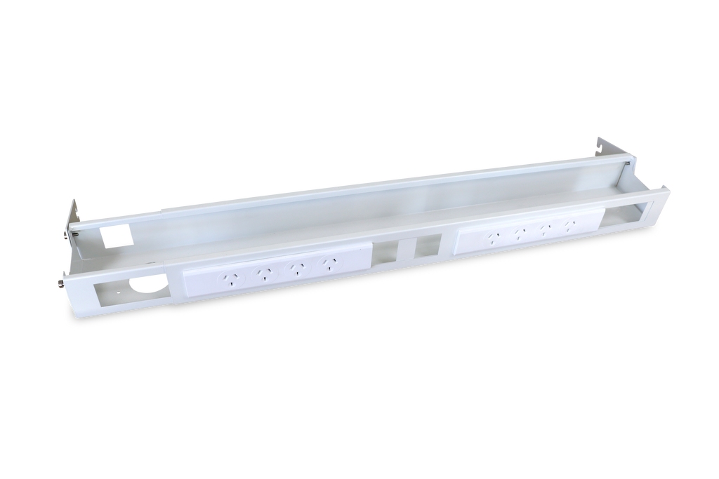 Upgrade to Integrated Cable Tray with 8 Socket Power Board