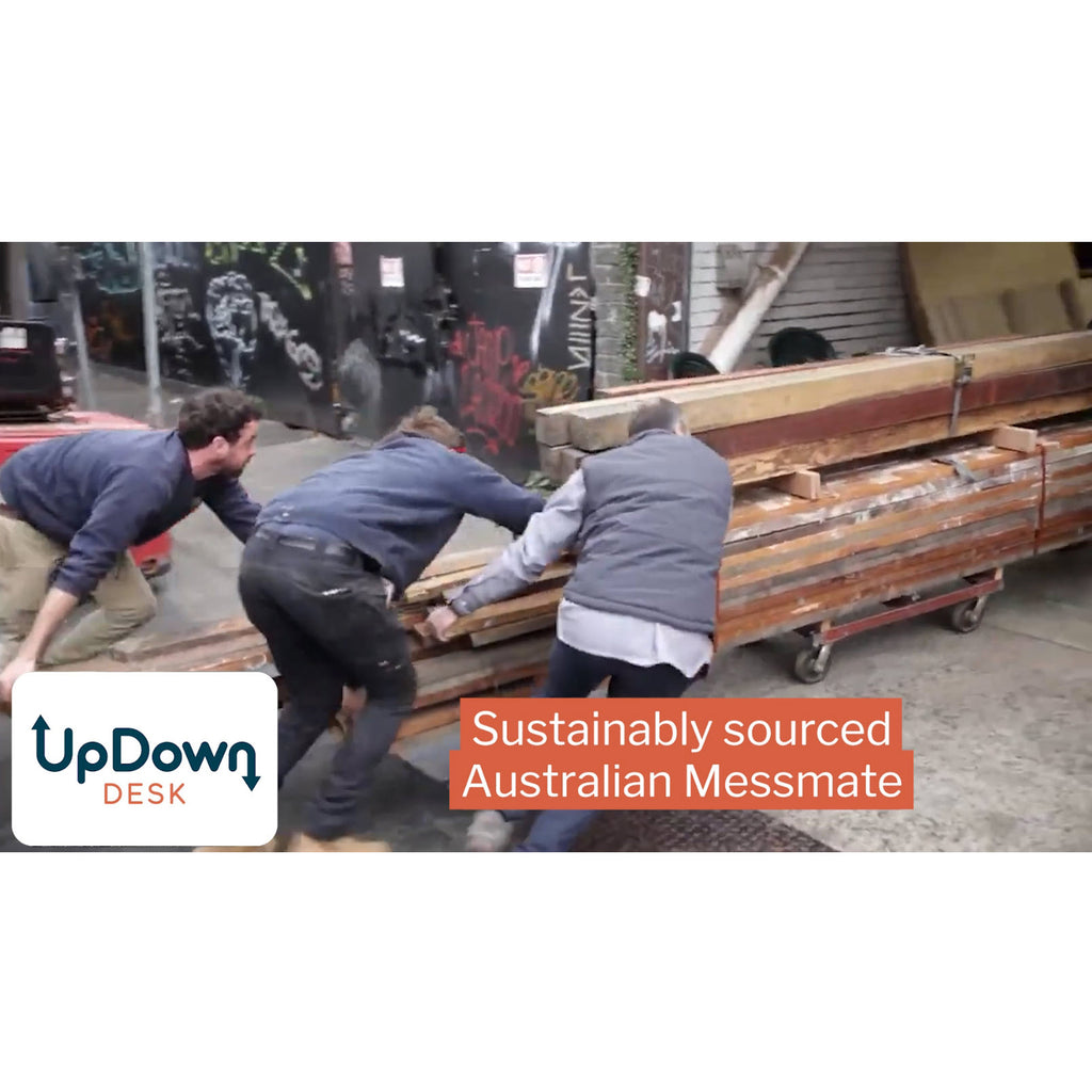 Australian Recycled Timber Standing Desk Collection