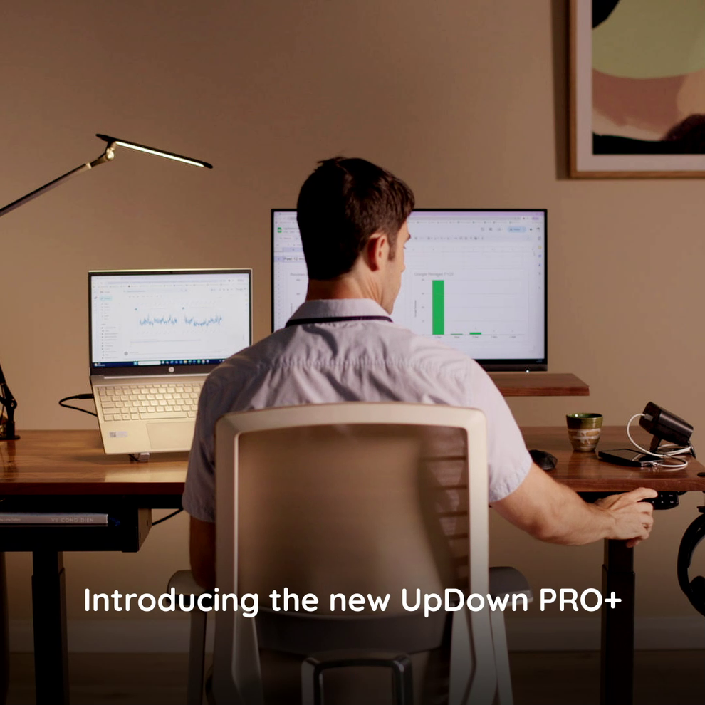 PRO+ Series Electric Standing Desks - Melamine | UpDown Desk