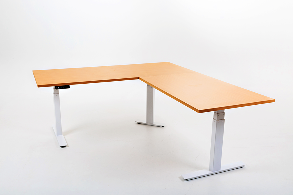 1 Corner Electric Height Adjustable Standing Desk UpDown Desks