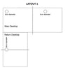 Metal Cable Hole Grommets (Corner Desks) (Includes 3 Holes Drilled)