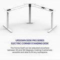 UpDown Desk PRO Series Electric Corner Standing Desk - Features & Benefits 2