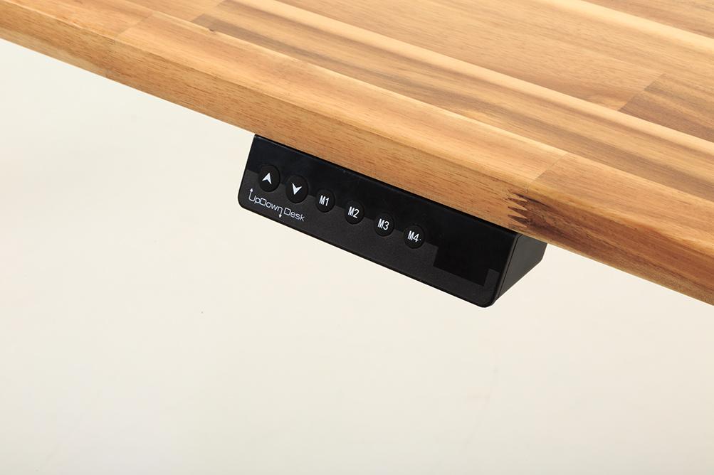 UpDown Desk PRO Series Electric Standing Desk with Acacia Desktop - Features & Benefits 1