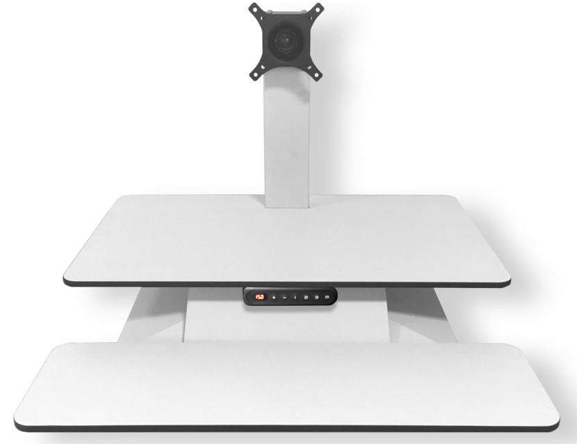 Standesk Memory Electric Sit Stand Desk White No1