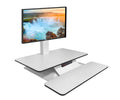 Standesk Memory Electric Sit Stand Desk White